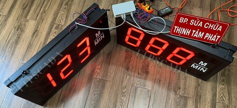 bảng led hiển thị số đo chiều dài